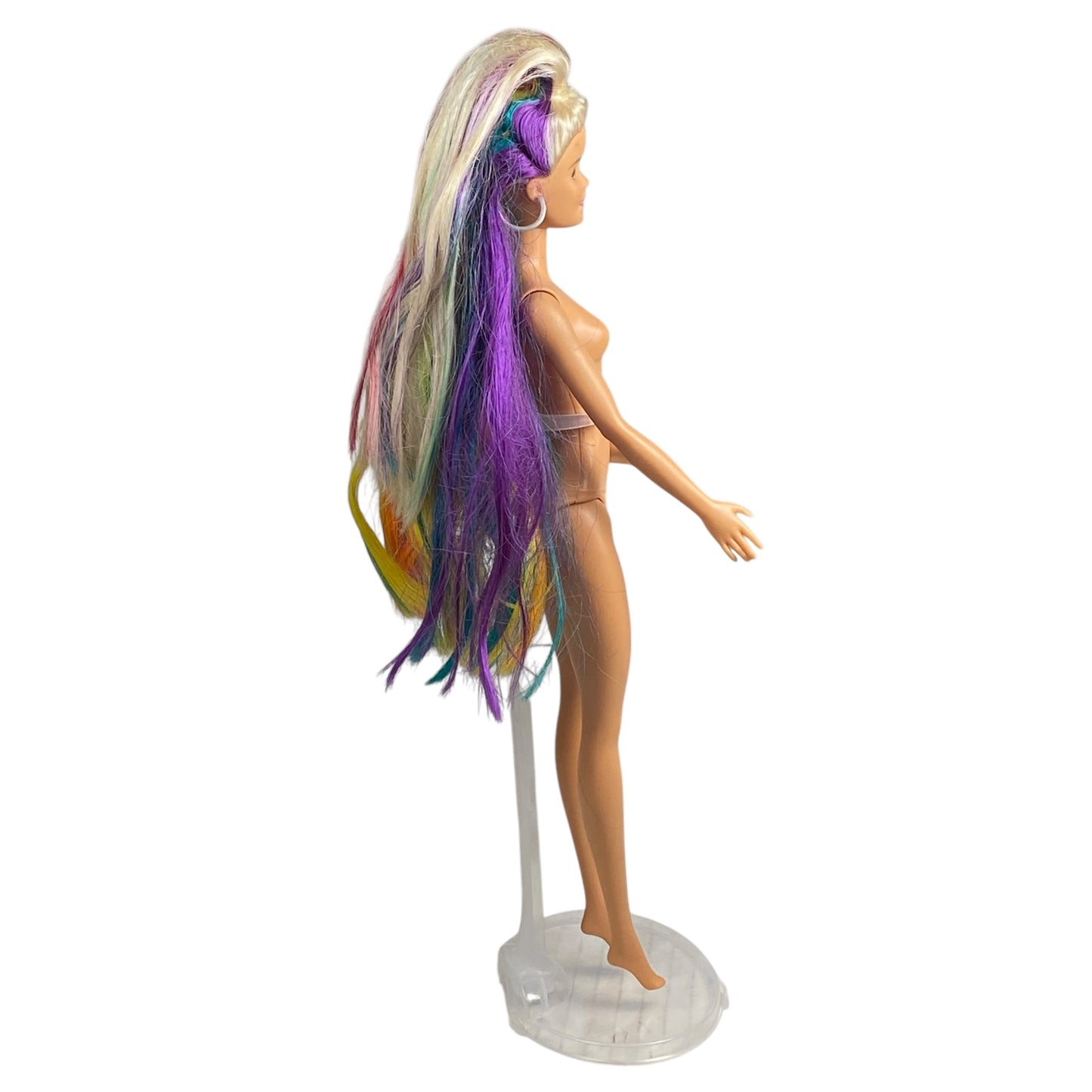 2019 Rainbow Sparkle Hair Barbie #FXN96