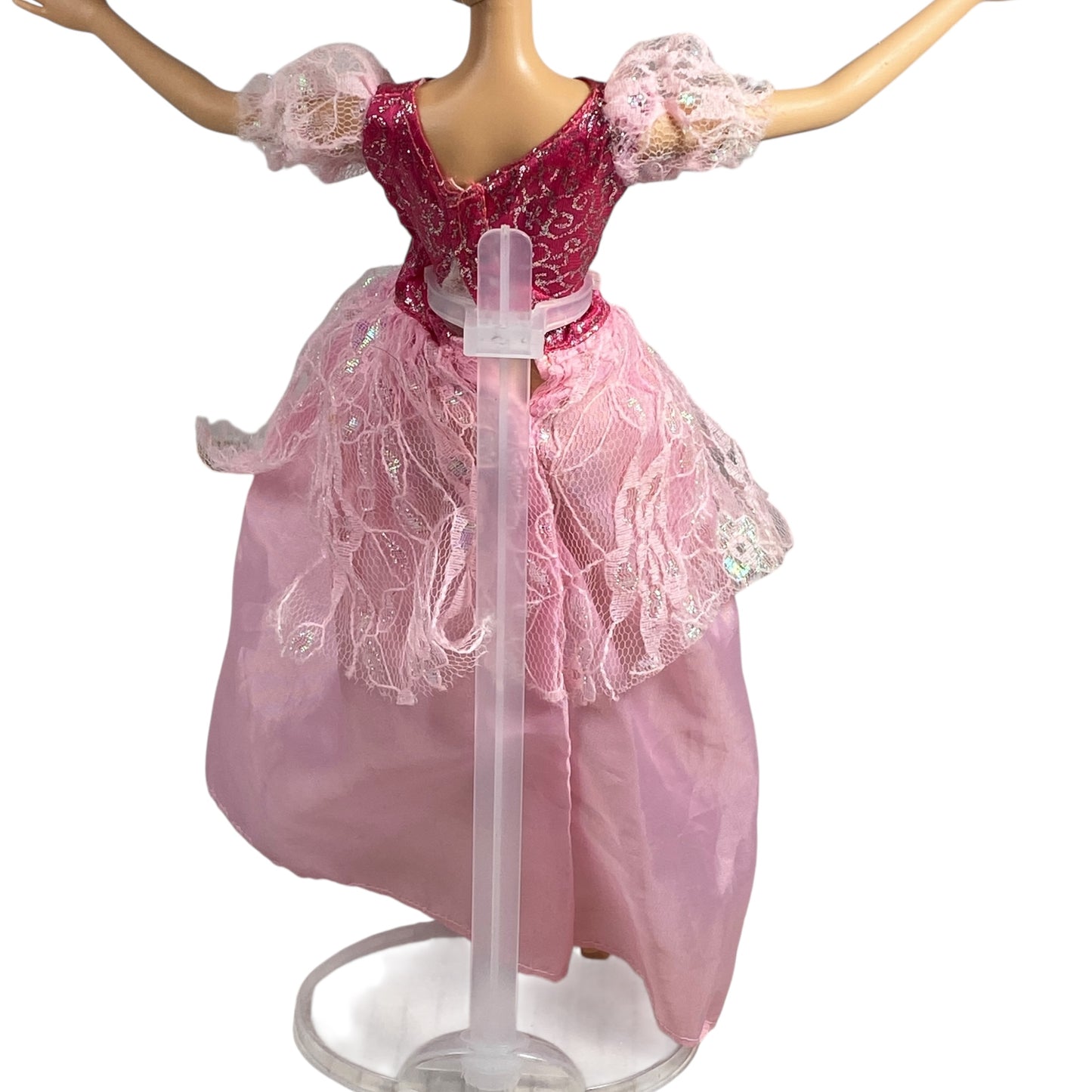 Barbie Pink Lacy Dress