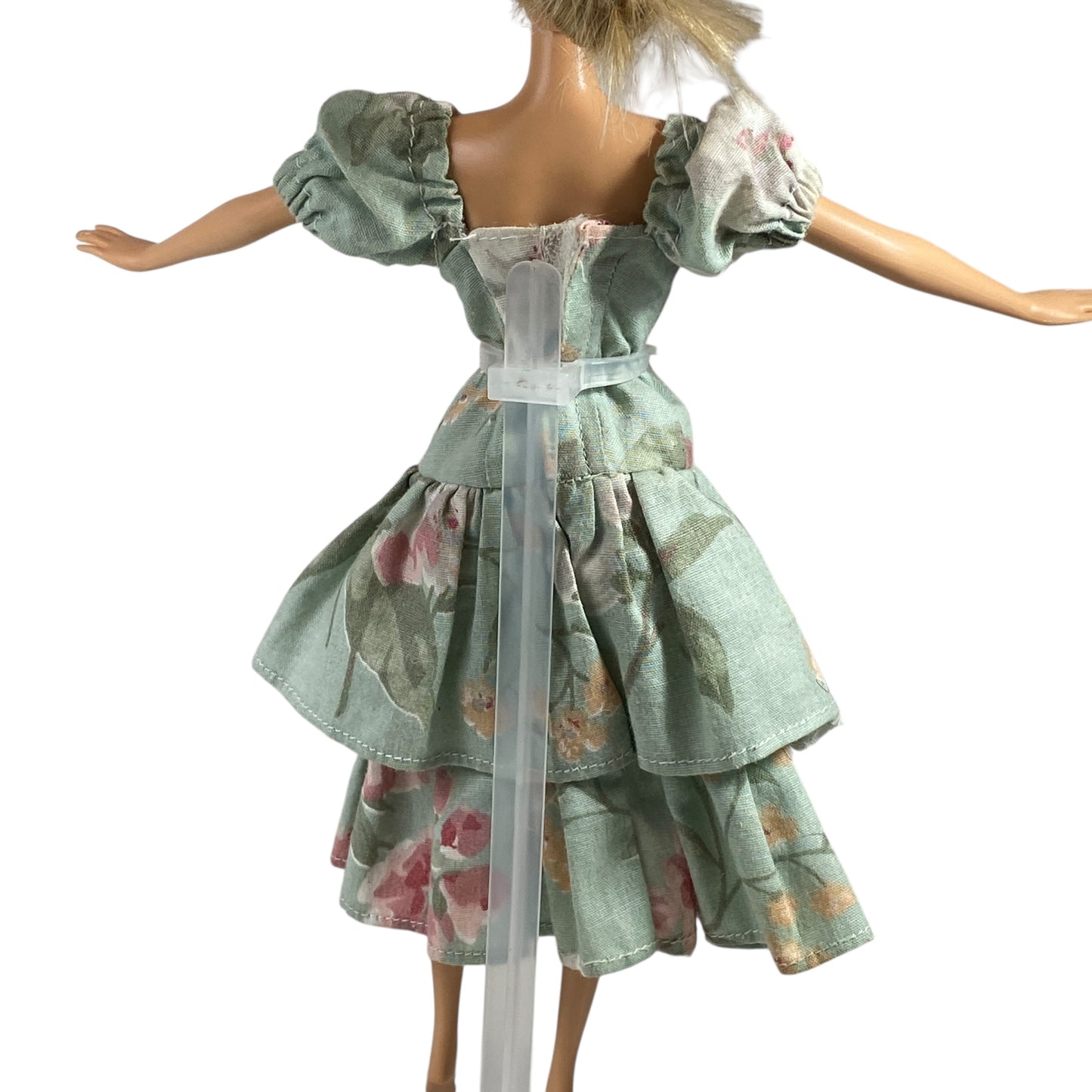 Barbie Light Green Floral Dress