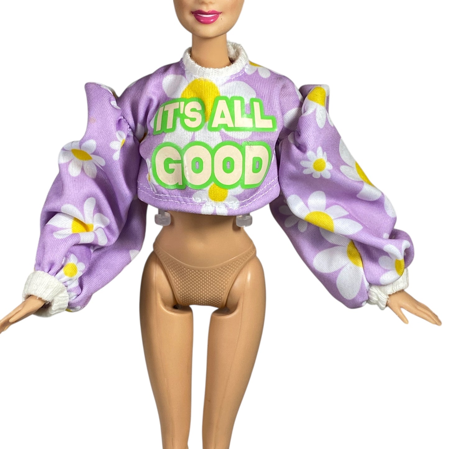 Curvy Purple Puff Barbie Jacket