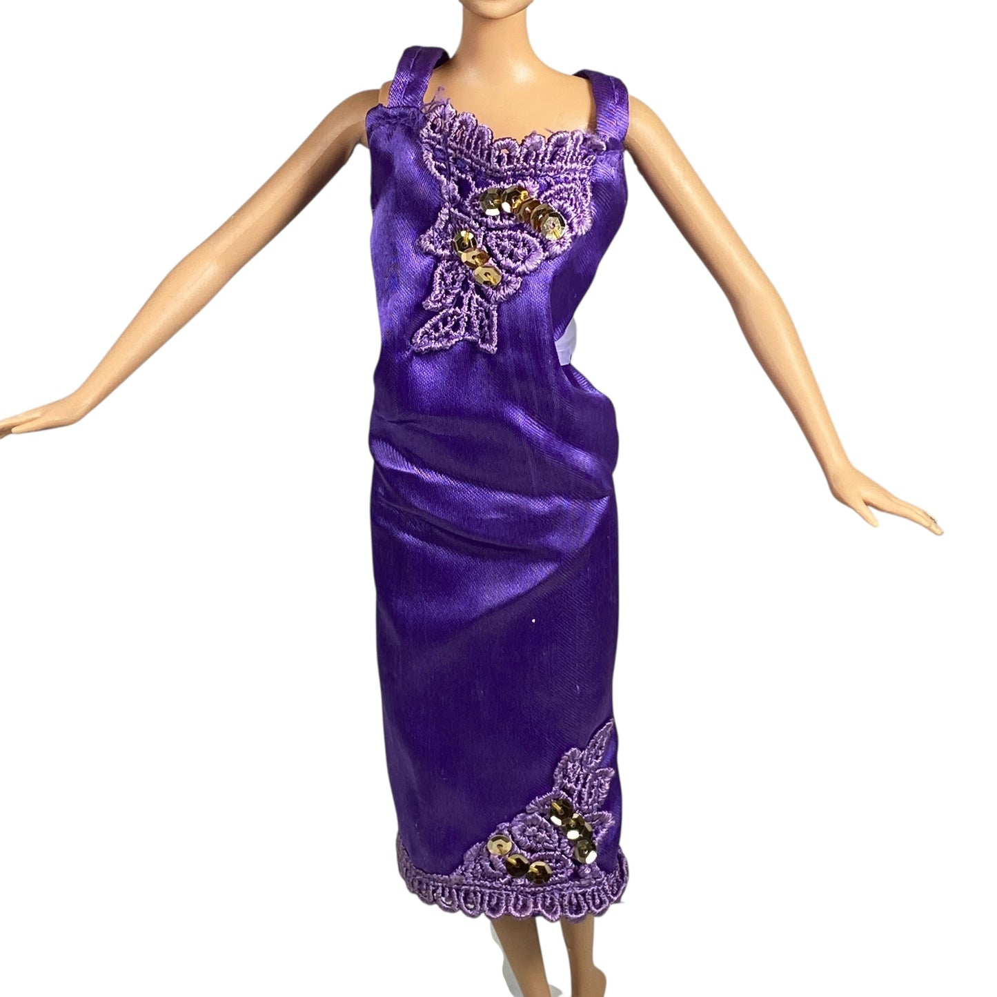 Barbie Purple Dress with Sparkles Dress
