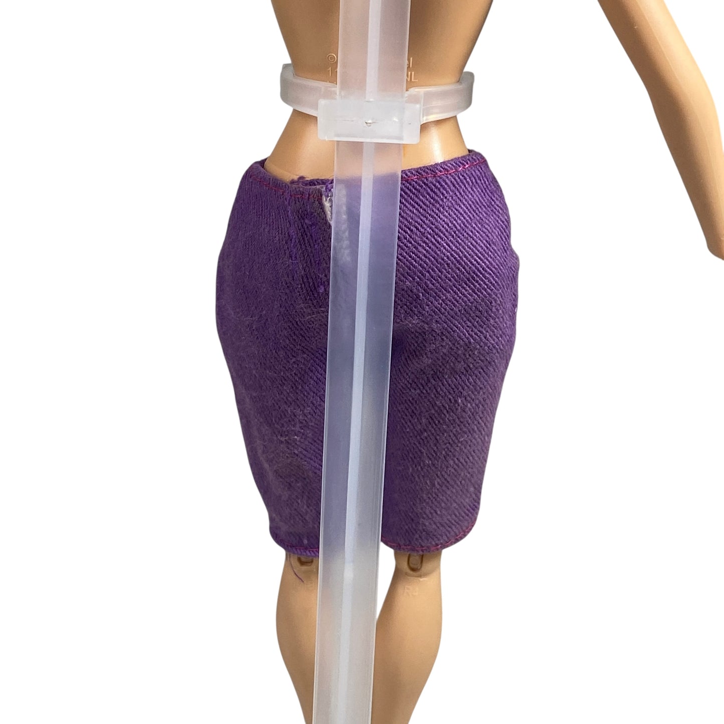 Barbie Purple Denim Purple Shorts