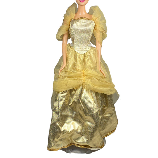 1991 Disney Princess Belle Gold Ball Dress Gown