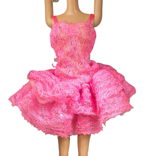 Lights & Lace Pink Barbie Dress #9725