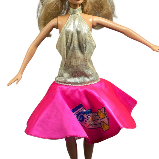 Barbie & The Sensations Pink Dress #4931