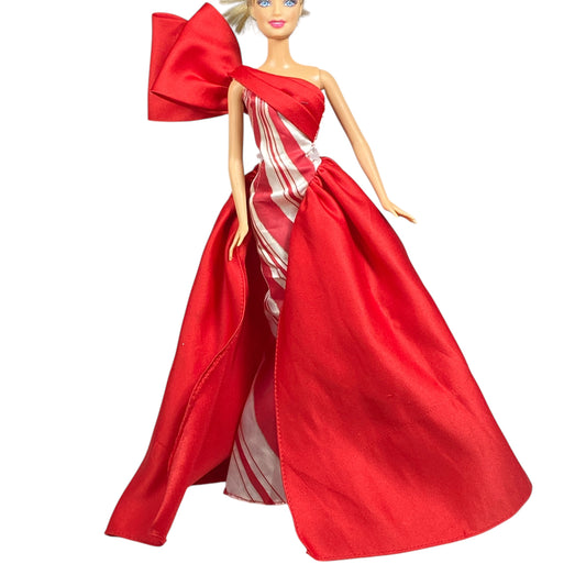 Holiday Barbie Red & White Dress #FXF03