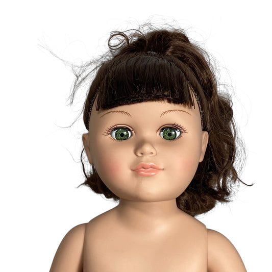 Cititoy Brunette Green Eyes 18"