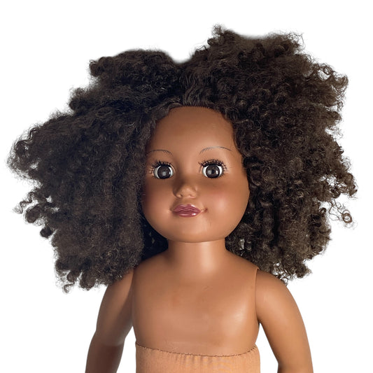 Cititoy AA Curly Hair Brown Eyes 18"