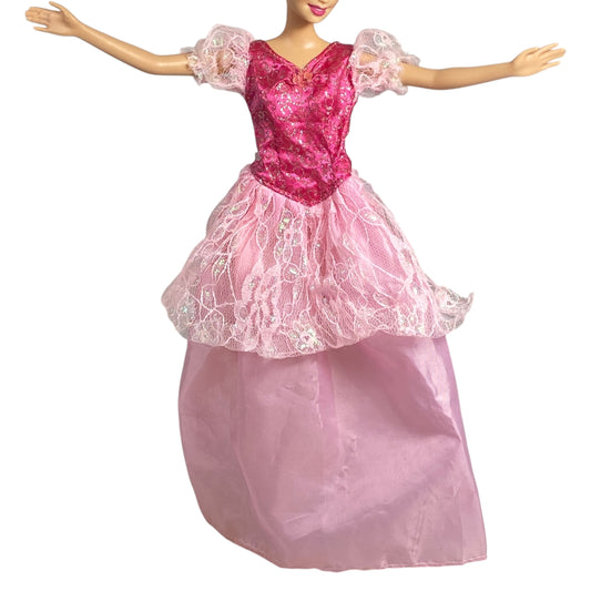 Barbie Pink Lacy Dress