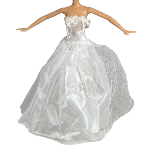 Barbie White Ball Gown