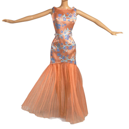 Barbie Fashionista Orange & Blue Mermaid Tulle