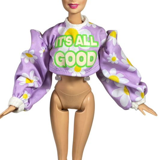 Curvy Purple Puff Barbie Jacket