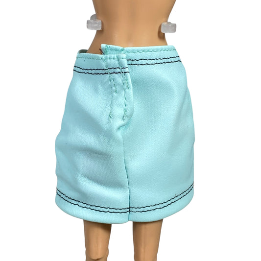 Barbie Curvy Light Blue Mini Skirt