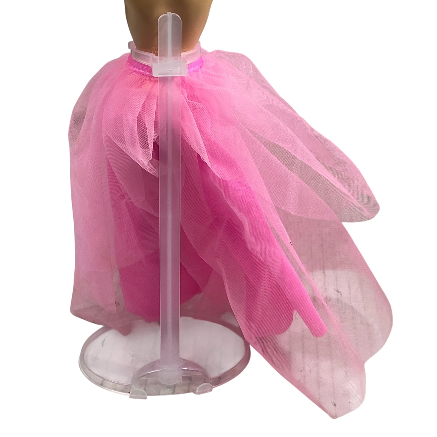 Barbie Long Pink Layered Skirt