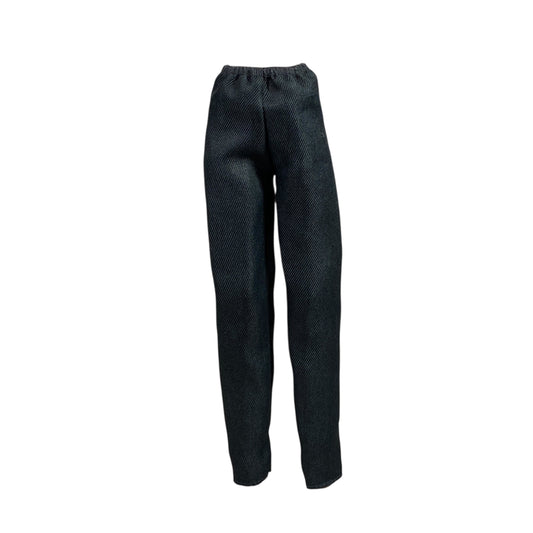 Very Dark Blue Denim Barbie Pants