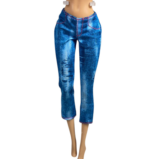 Barbie Denim Bleached Jeans