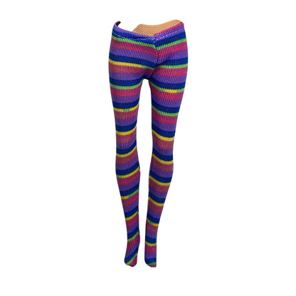 Barbie Stripped Footed Tights