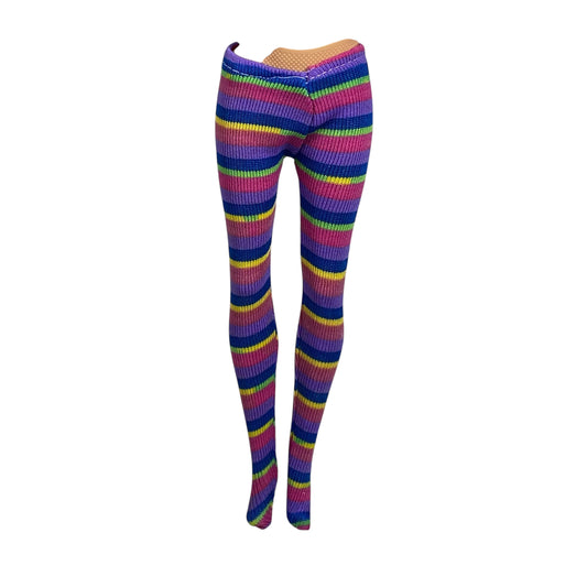 Barbie Stripped Footed Tights