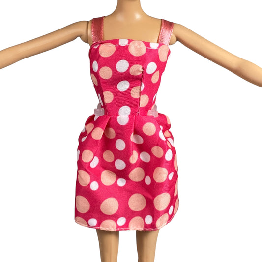 Red Polka Dot Barbie Dress