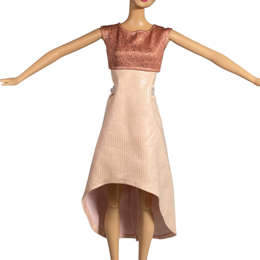 Sequin High-Low Barbie Dress