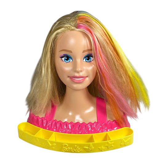 Neon Rainbow Deluxe Barbie Styling Head